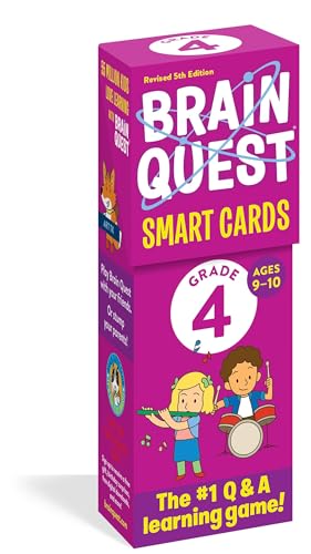 Brain Quest 4th Grade Smart Cards Revised 5th Edition: Ages 9-10 (Brain Quest Smart Cards)